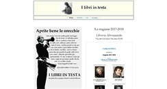 Desktop Screenshot of ilibrintesta.it